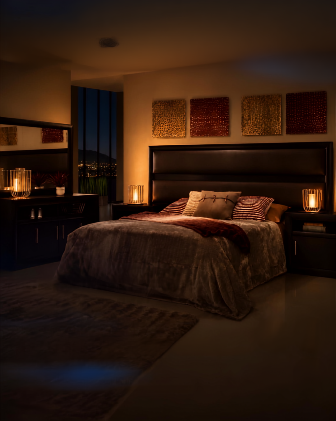 Kiara Queen 2 Piece Bedroom Suite + Sertapedic Anastasia Base Set